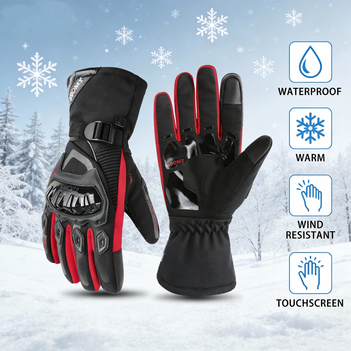 Winter Waterproof Motorcycle G - Winter Glove Insulated avaliação e preço
