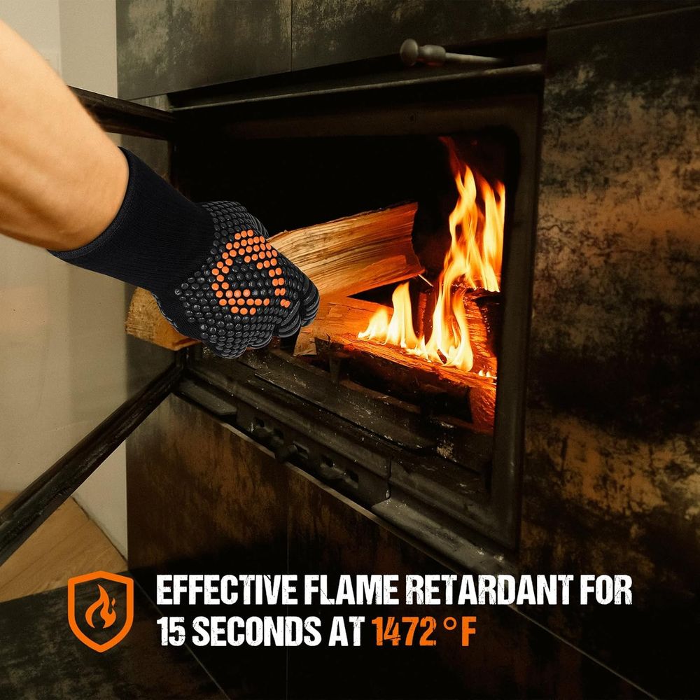Heat Resistant Grill Gloves fo - Heat Resistant Glove avaliação e preço