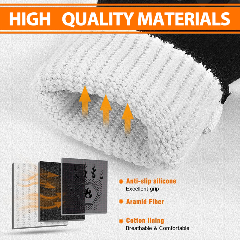 1 Pair Oven Gloves, Oven Mitts - Heat Resistant Glove avaliação e preço