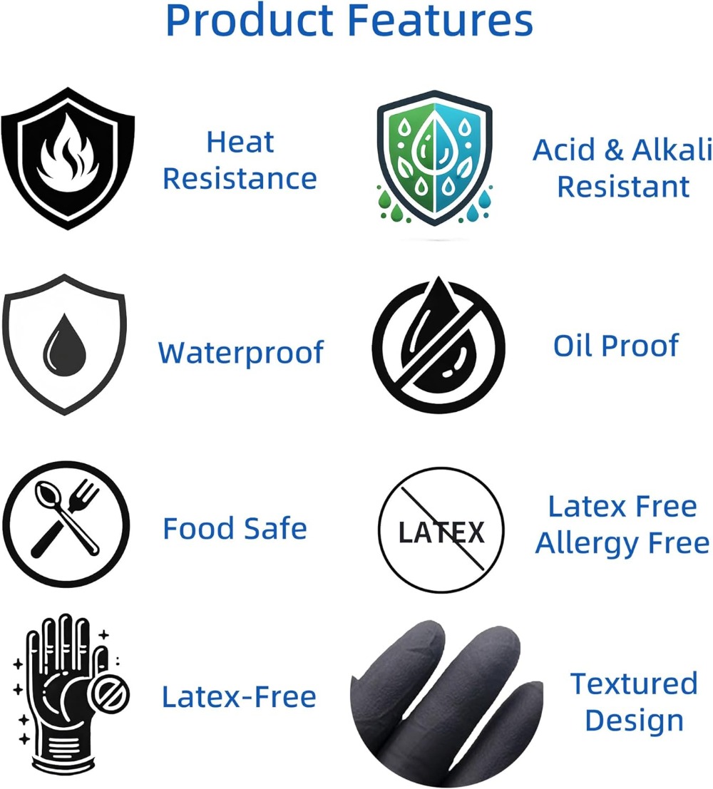 Heat Resistant BBQ Gloves: 4 R - Heat Resistant Glove avaliação e preço
