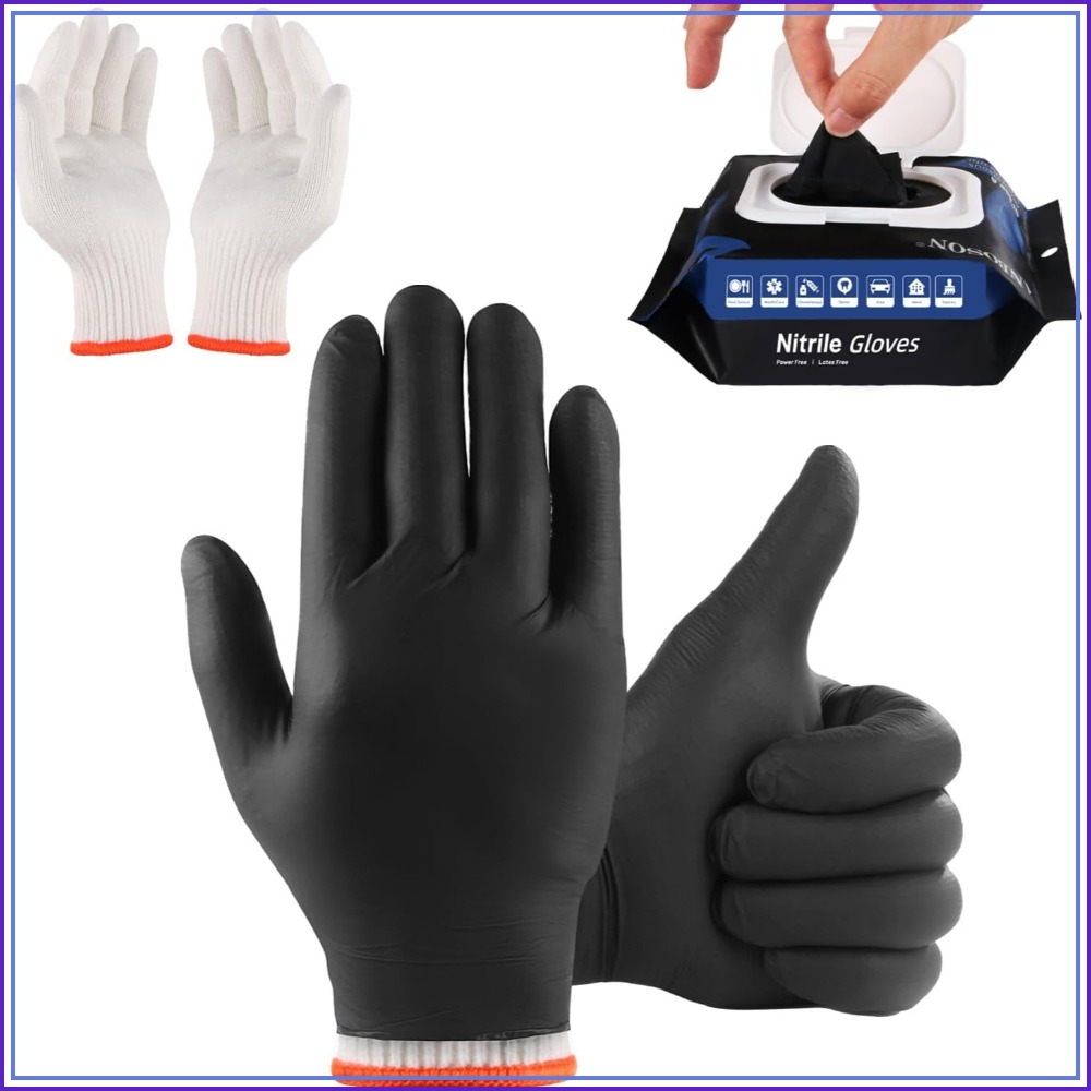 BBQ Gloves 50 Disposable Nitri - Heat Resistant Glove avaliação e preço