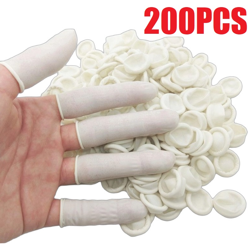 100/200PCS Powder Free Anti-Sl - Latex Disposable Glove avaliação e preço