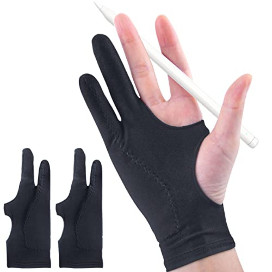 2-Pack Drawing Glove Palm Reje - Touchscreen Glove Capacitive avaliação e preço