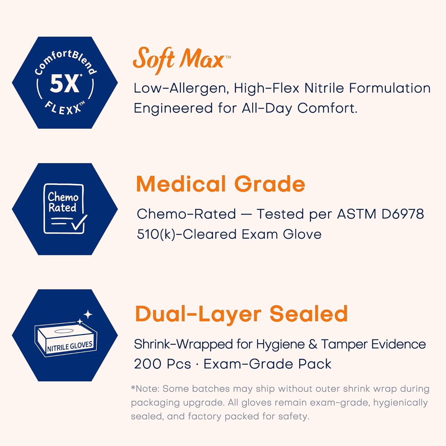 Medical Soft Max™ Nitrile Exam - Exam Glove Nitrile avaliação e preço