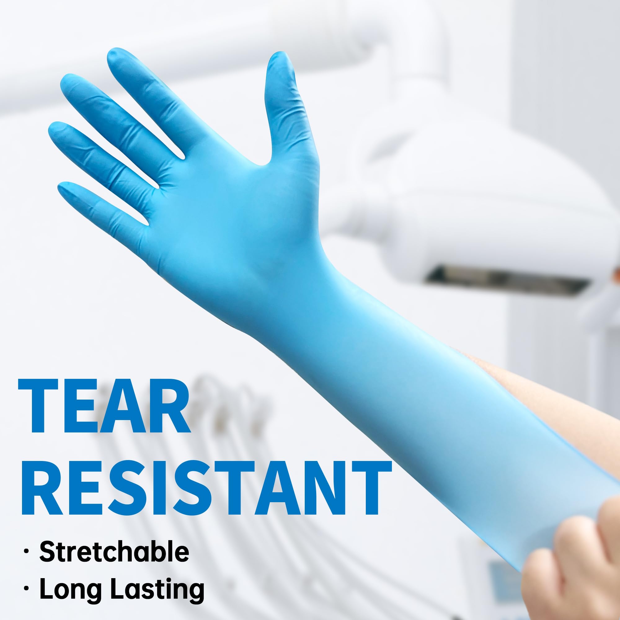 Blue Nitrile Disposable Exam G - Exam Glove Nitrile avaliação e preço