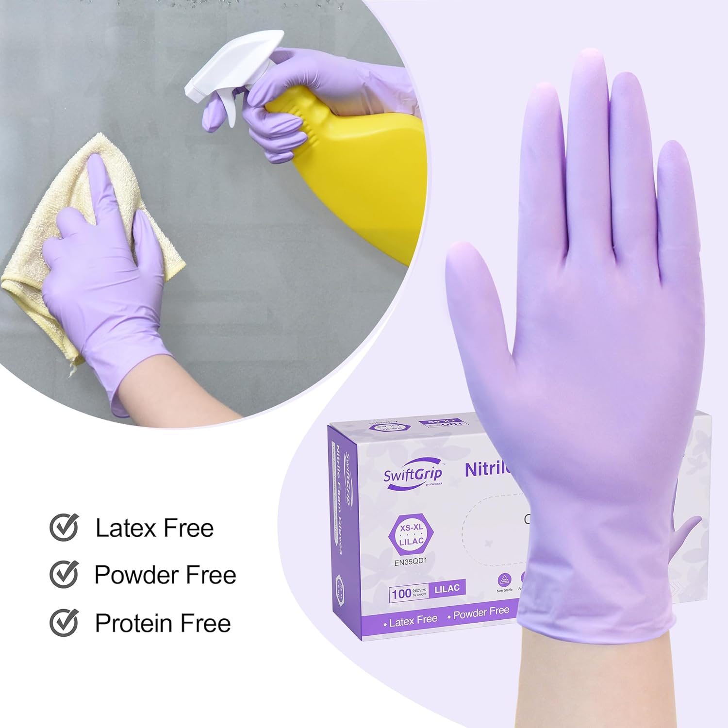 Disposable Nitrile Exam Gloves - Exam Glove Nitrile avaliação e preço