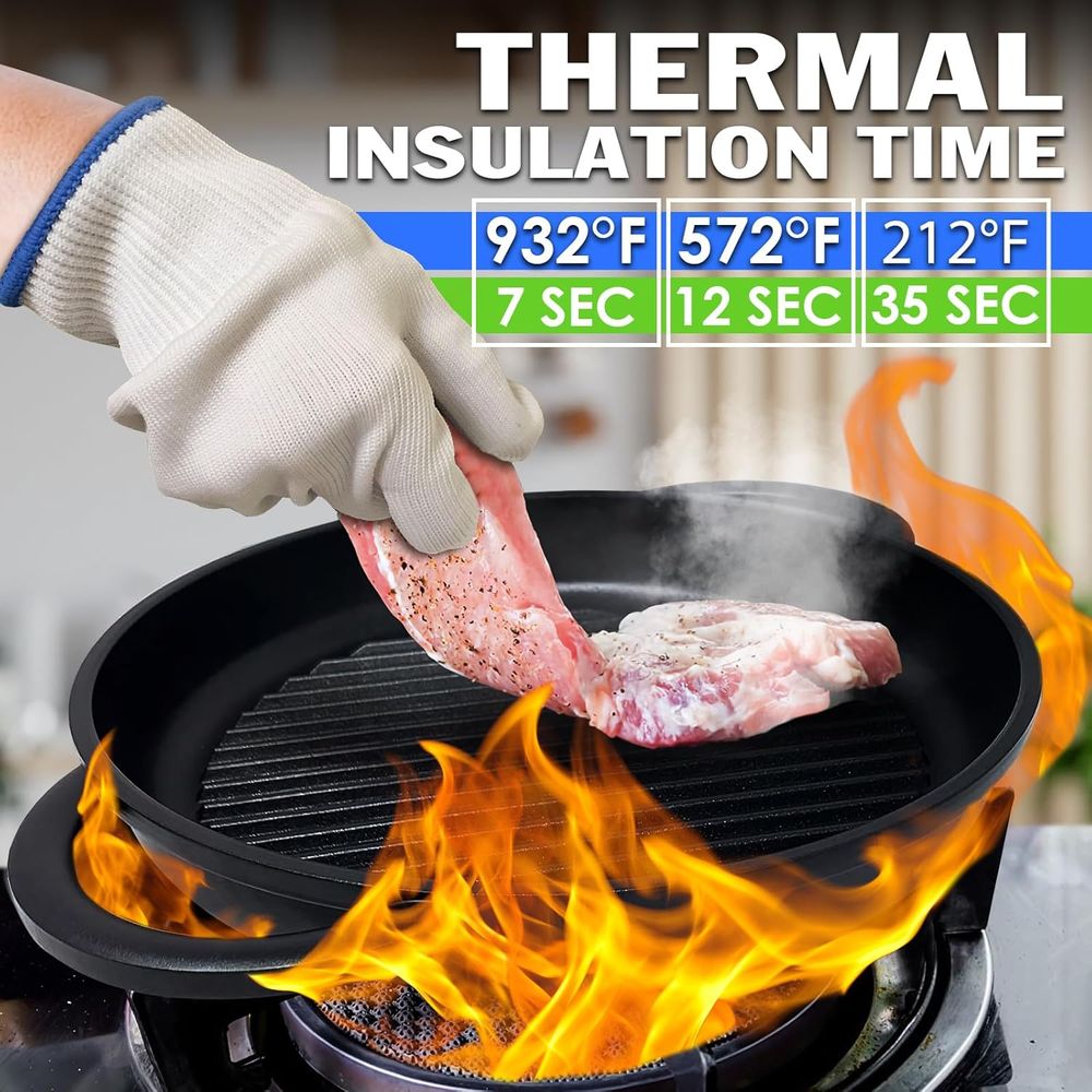 Heat-Resistant Gloves, 9.5 Len - Heat Resistant Glove avaliação e preço