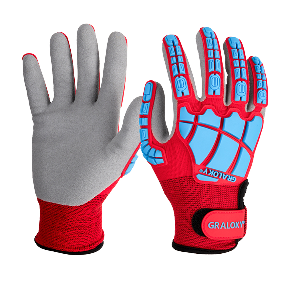 Anti-Impact Anti-Slip Nitrile  - Work Glove Impact avaliação e preço