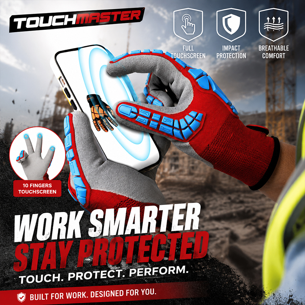 Anti-Impact Anti-Slip Nitrile  - Work Glove Impact avaliação e preço
