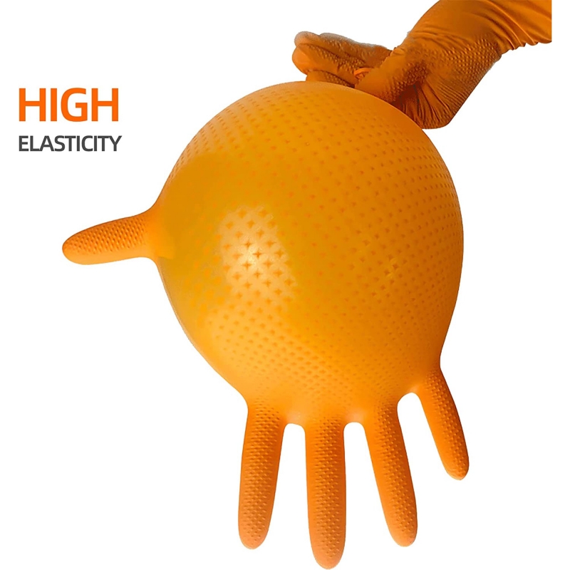 8mil Heavy Duty Industrial Ora - Nitrile Mechanic Glove avaliação e preço
