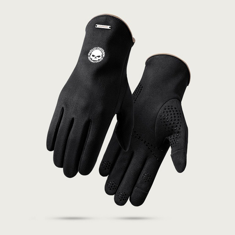 2pc Man Winter Warm Gloves For - Leather Driving Glove avaliação e preço