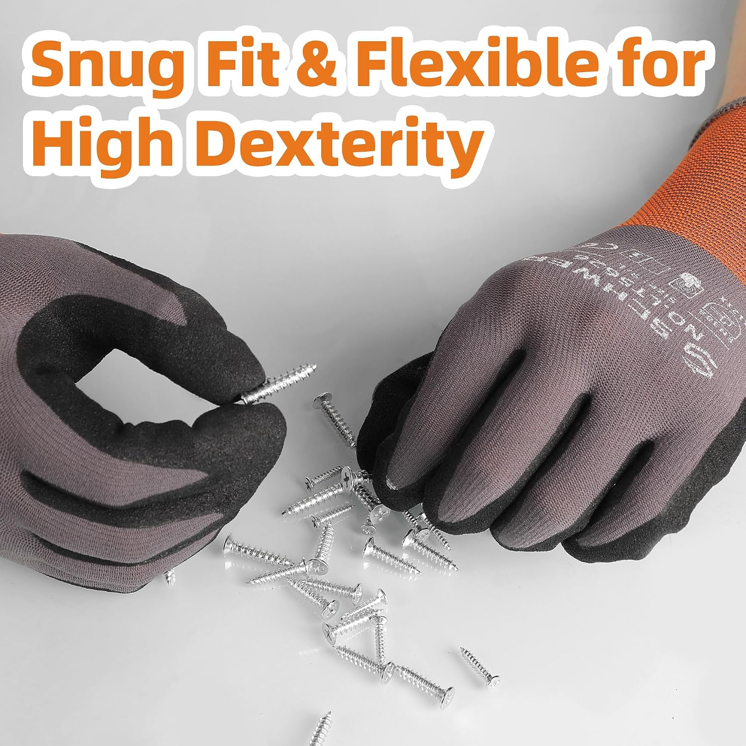 6 Pairs Heavy Duty Work Gloves - Cut Resistant Glove avaliação e preço