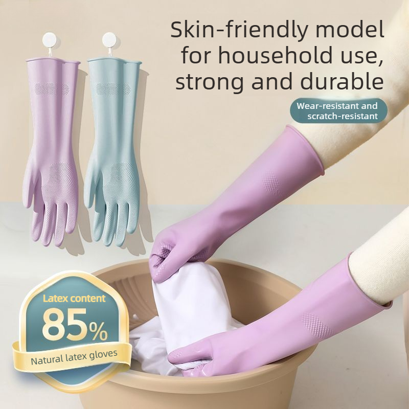 Latex Dish Washing Gloves,with - Dish Glove Rubber avaliação e preço