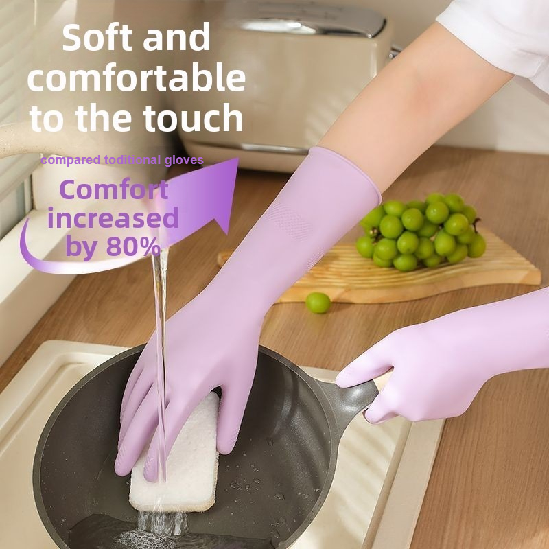 Latex Dish Washing Gloves,with - Dish Glove Rubber avaliação e preço