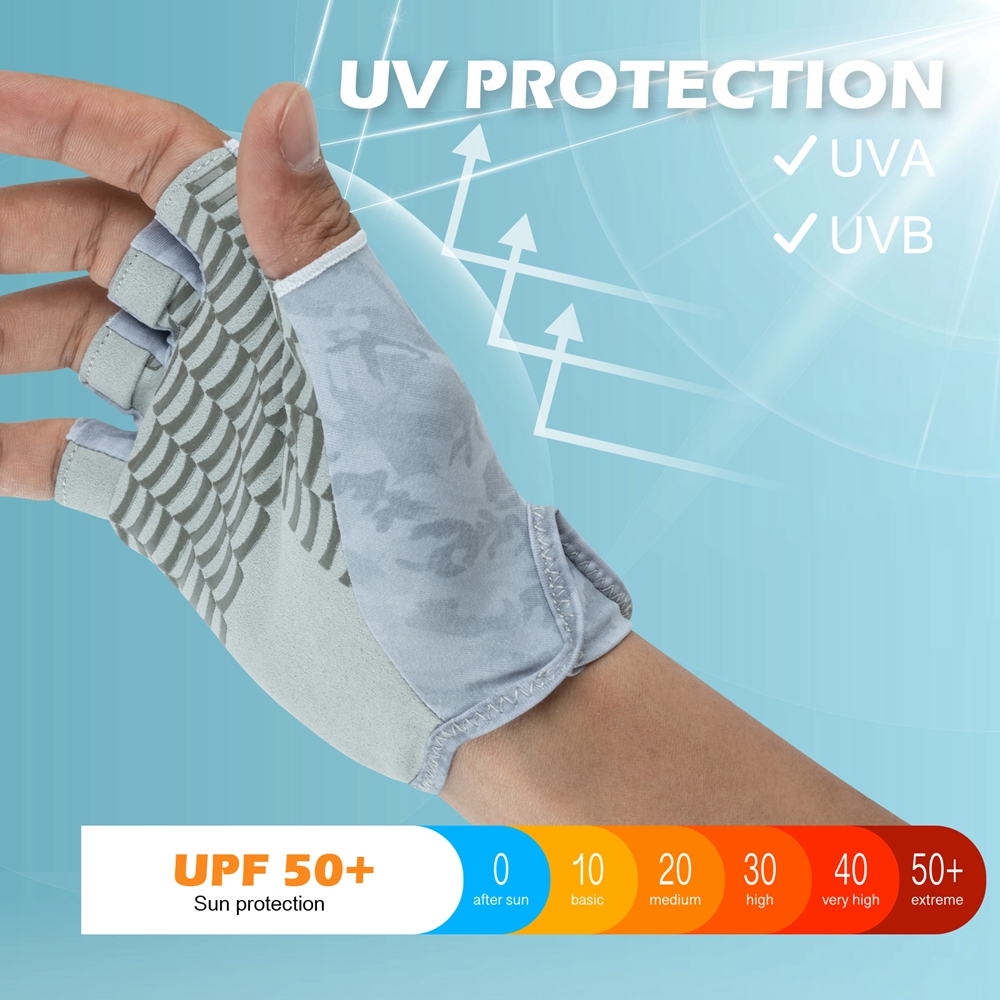 Goture Fingerless Fishing Glov - Cycling Glove Padded avaliação e preço