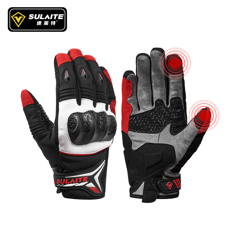 SULAITE Motorcycle Gloves Men  - Motorcycle Glove Knuckle avaliação e preço