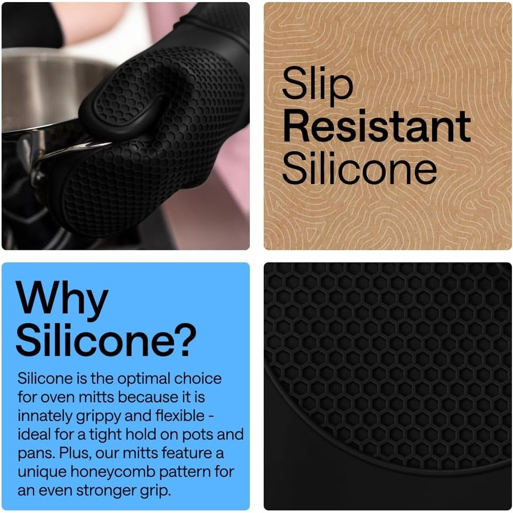 Heat Resistant Silicone Oven M - Heat Resistant Glove avaliação e preço