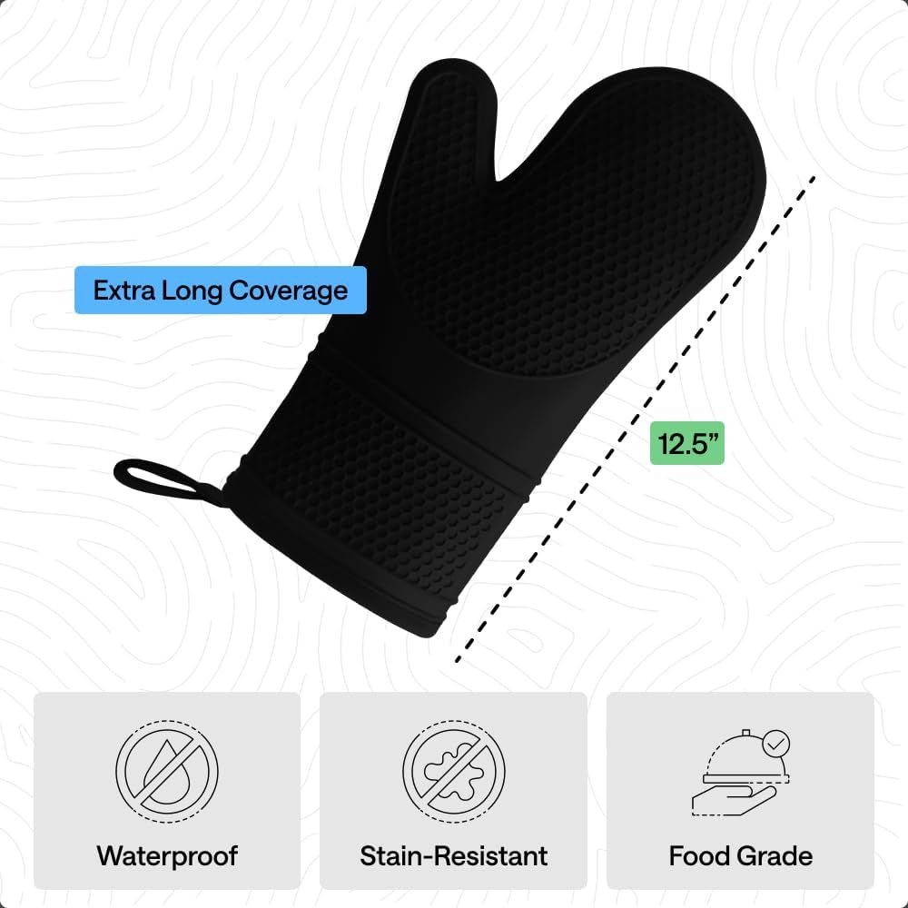 Heat Resistant Silicone Oven M - Heat Resistant Glove avaliação e preço
