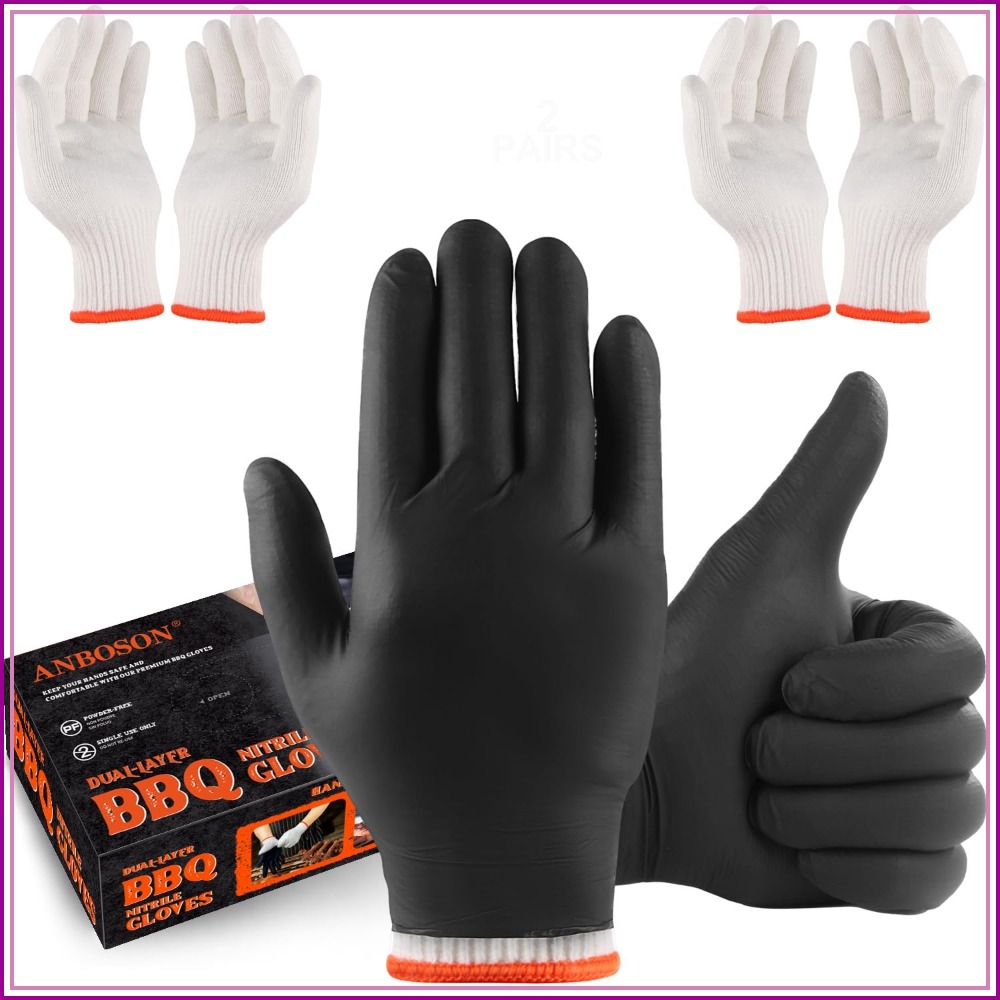 Disposable BBQ Gloves 100 Pack - Heat Resistant Glove avaliação e preço