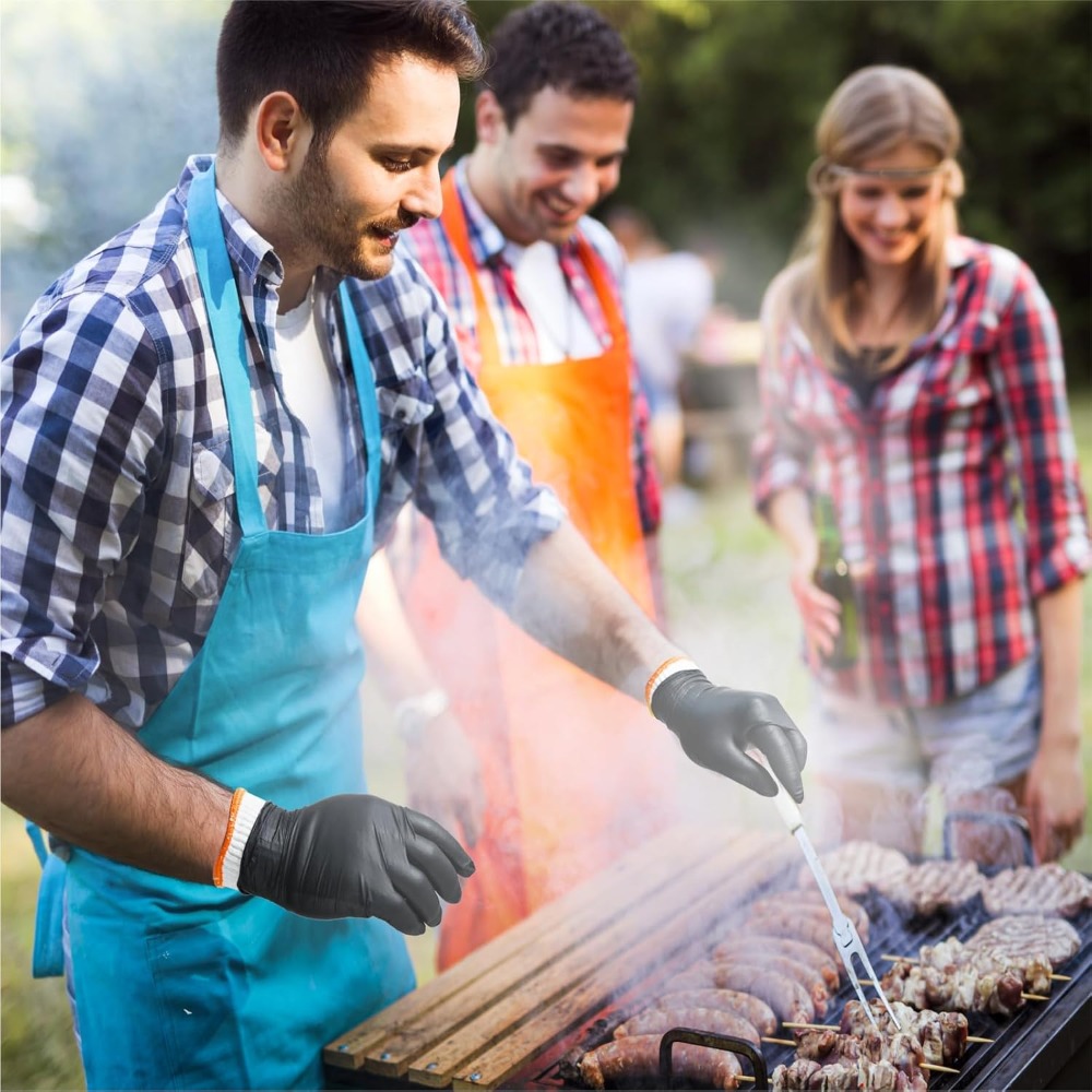 Disposable BBQ Gloves 100 Pack - Heat Resistant Glove avaliação e preço