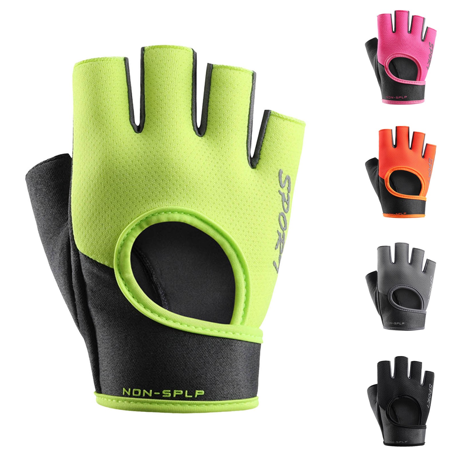 Cycling Sport Half Finger Glov - Workout Glove Gym avaliação e preço