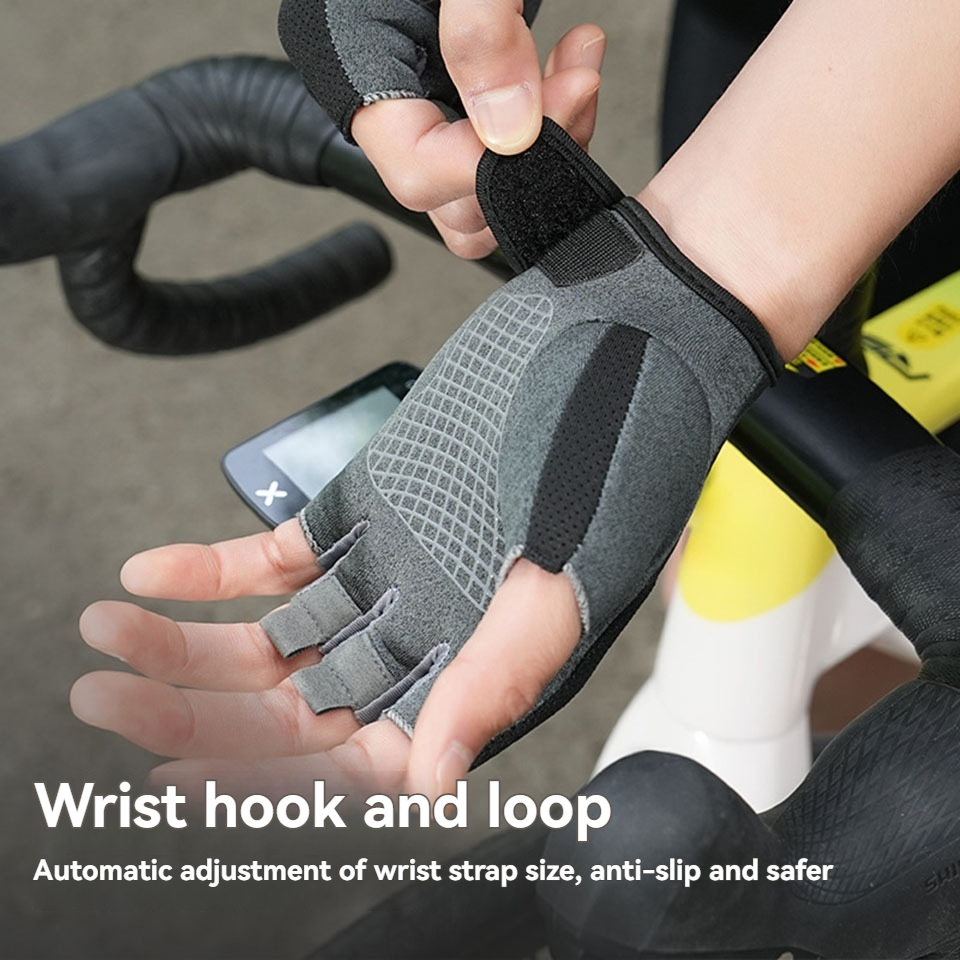 Cycling Sport Half Finger Glov - Workout Glove Gym avaliação e preço