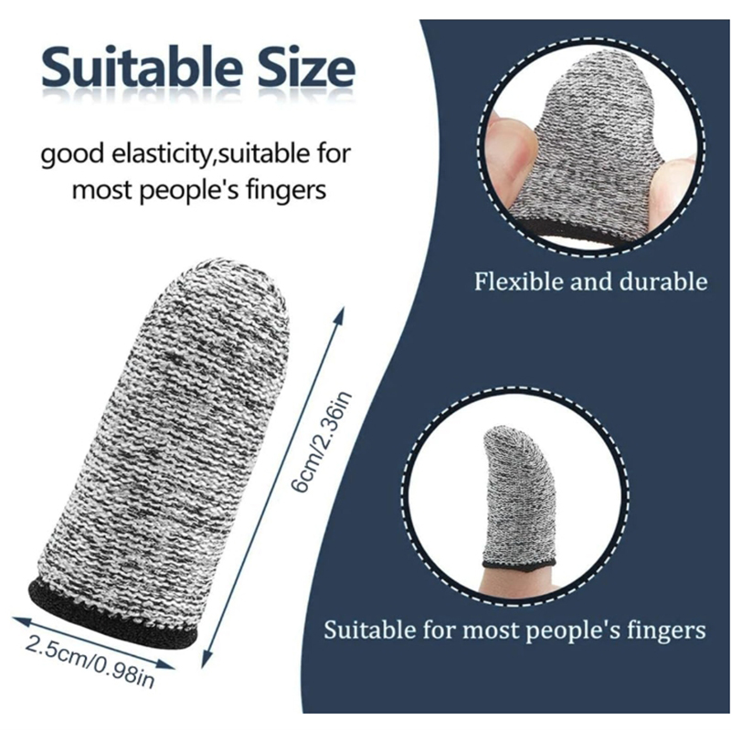 Anti Cut Level 5 Fingertip Glo - Cut Resistant Glove avaliação e preço