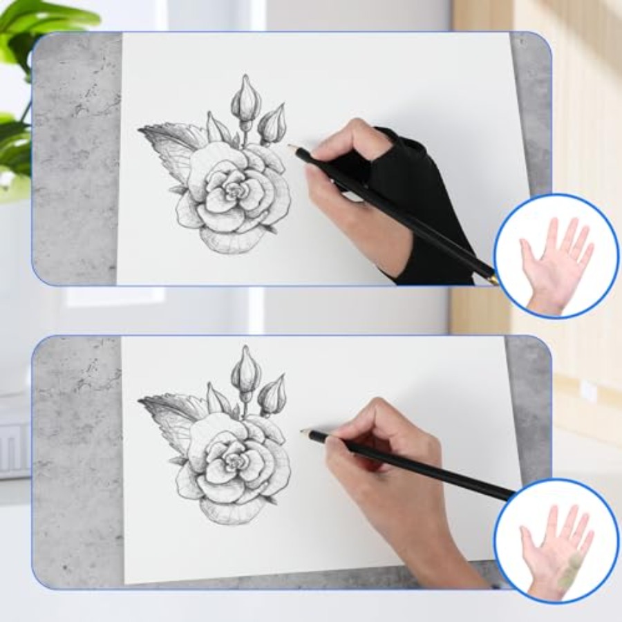 2 Pack Digital Drawing Glove R - Touchscreen Glove Capacitive avaliação e preço