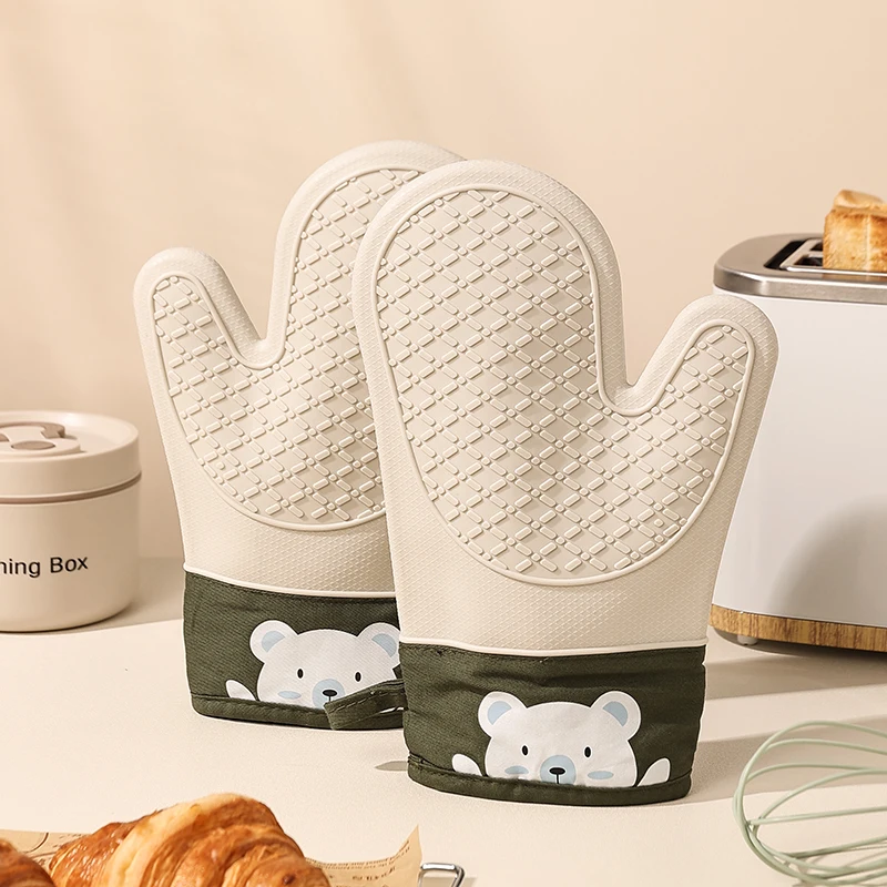 Silicone heat insulation glove - Oven Mitt Silicone avaliação e preço