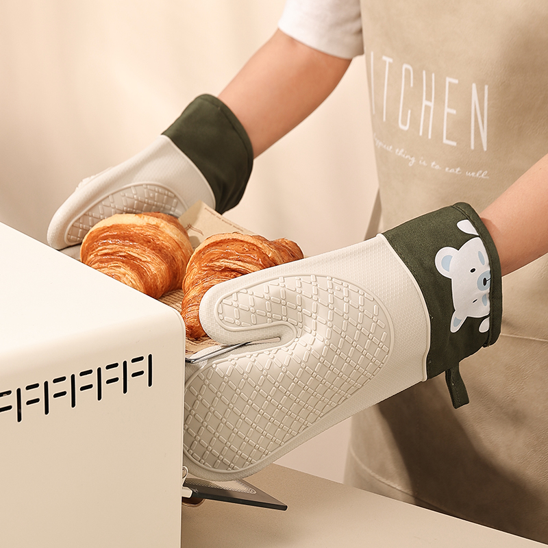 Silicone heat insulation glove - Oven Mitt Silicone avaliação e preço