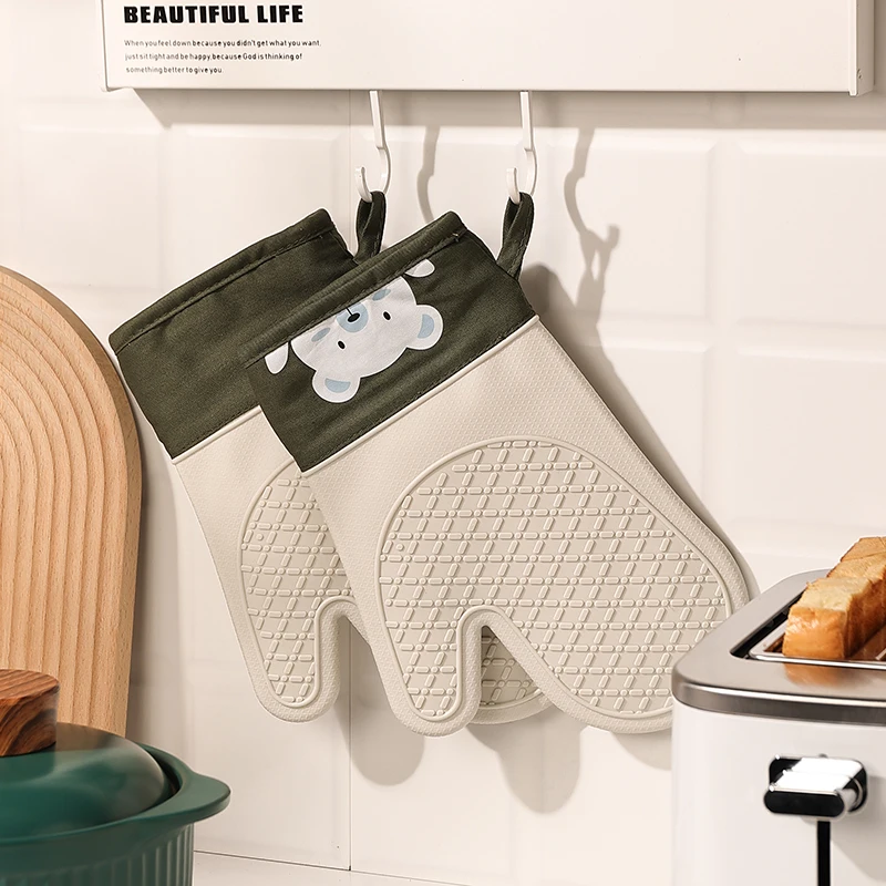 Silicone heat insulation glove - Oven Mitt Silicone avaliação e preço