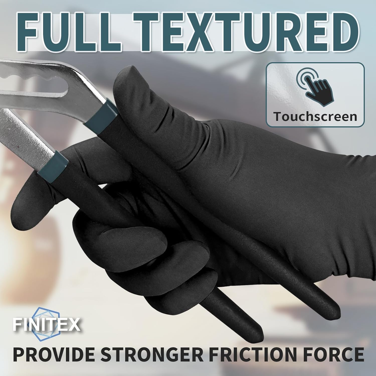 - Black Nitrile Disposable Glo - Exam Glove Nitrile avaliação e preço
