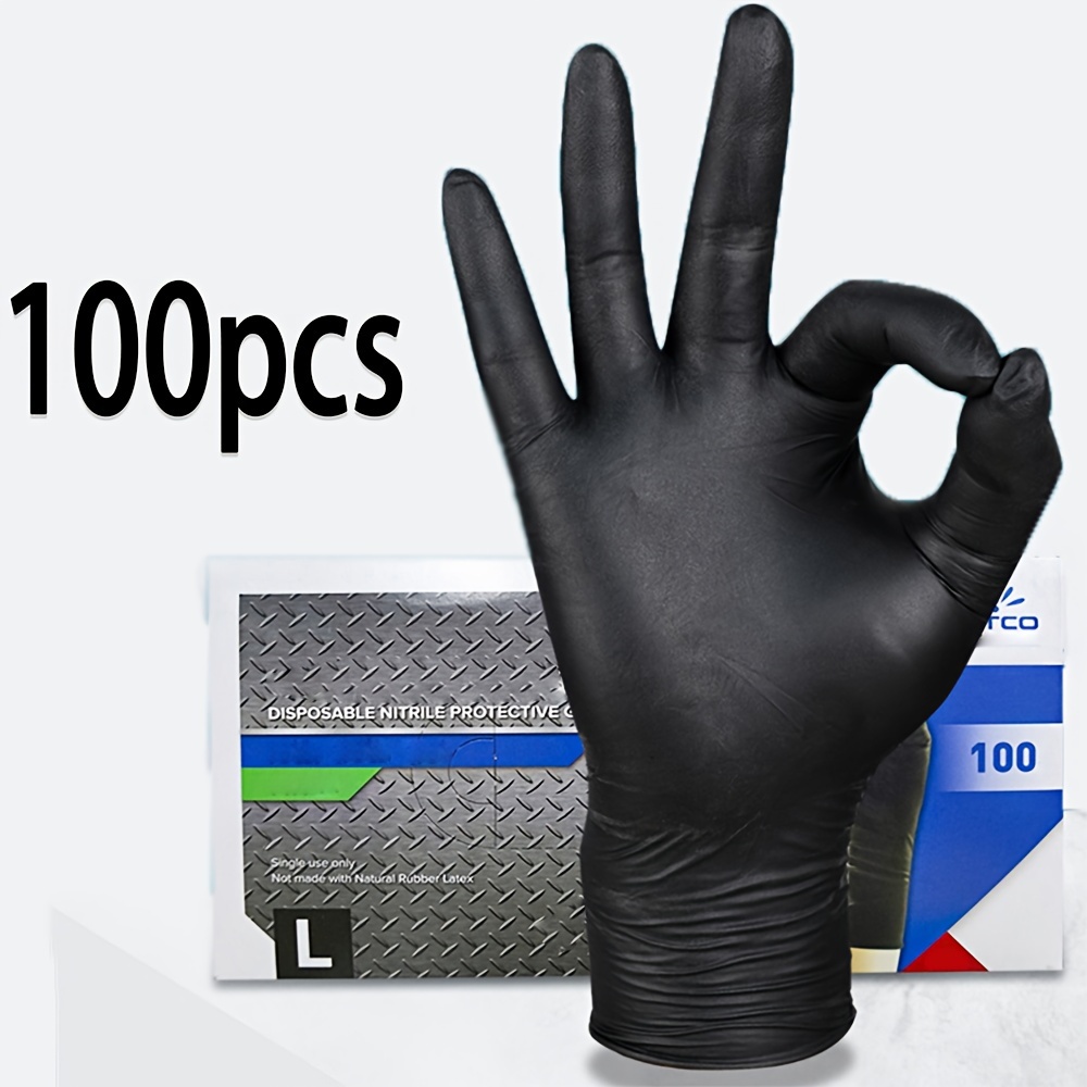Black Nitrile Disposable Glove - Nitrile Mechanic Glove avaliação e preço