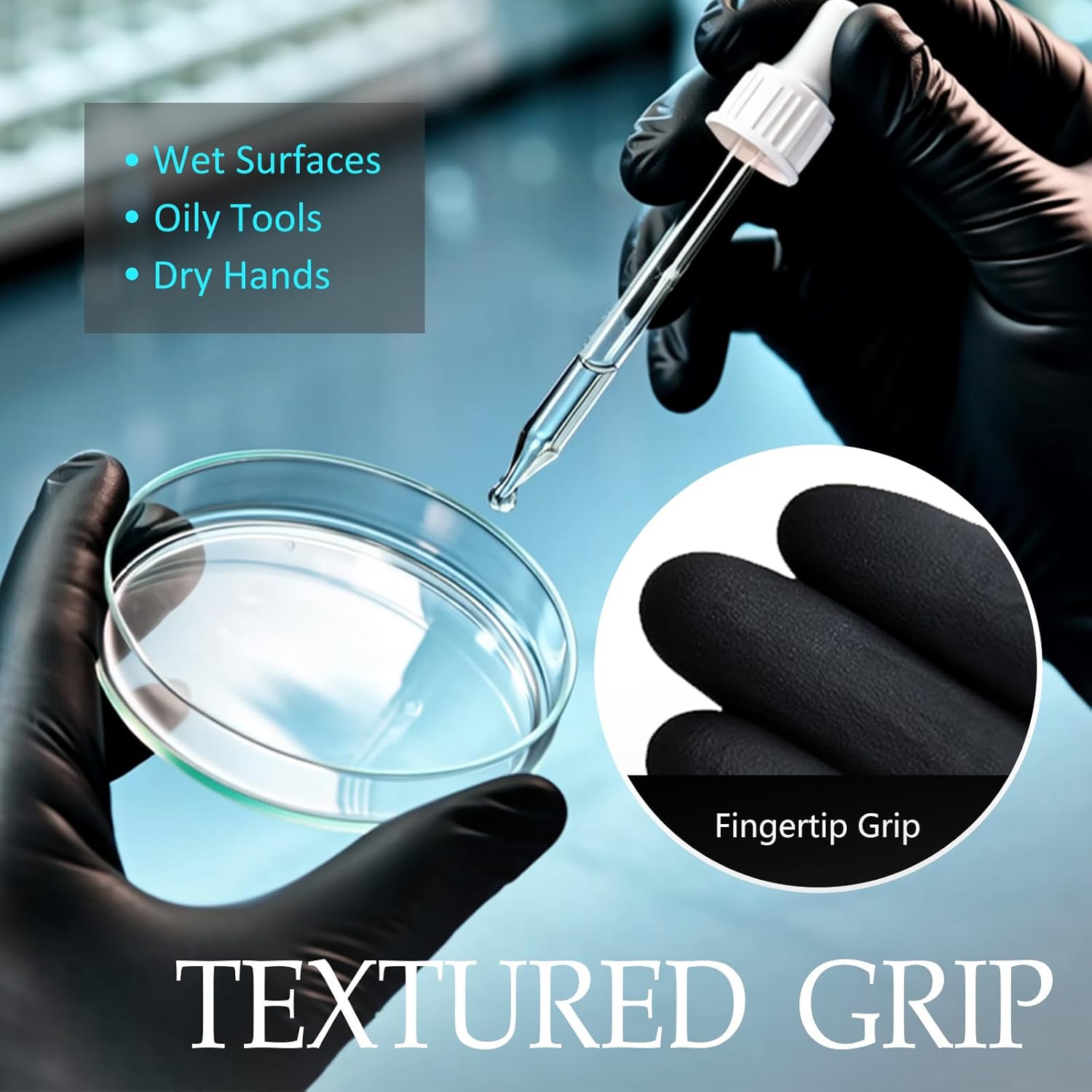 Black Disposable Nitrile Glove - Exam Glove Nitrile avaliação e preço