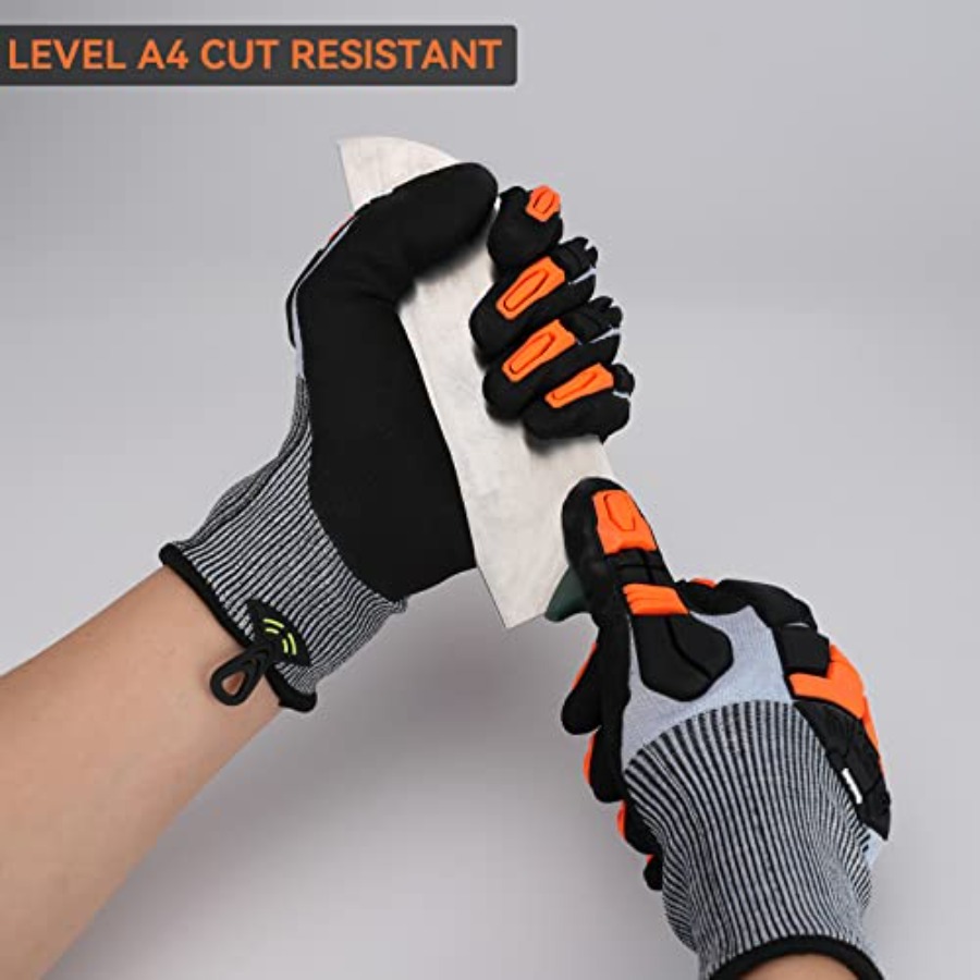 Safety Work Gloves with Impact - Work Glove Impact avaliação e preço