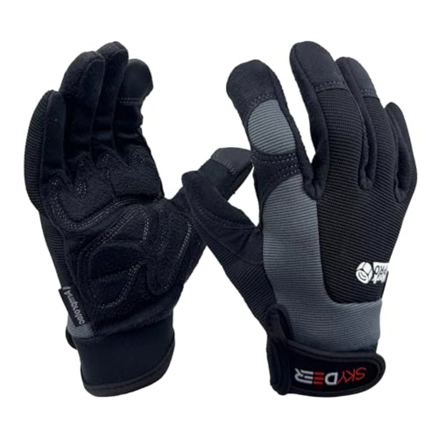 Touch Screen Leather Work Glov - Work Glove Impact avaliação e preço