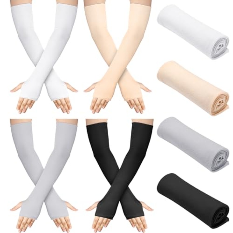 Bememo 4 Pack Sun Protection U - Fingerless Glove Knit avaliação e preço