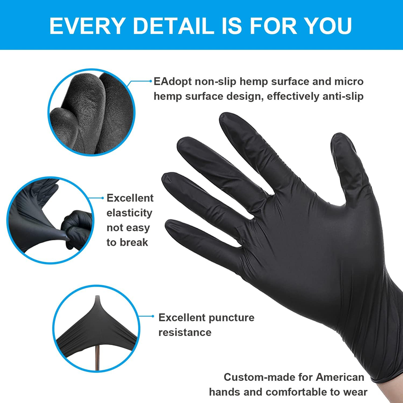 20/50/100PCS Disposable Nitril - Nitrile Mechanic Glove avaliação e preço