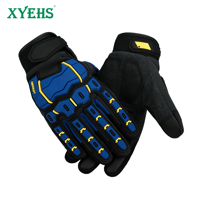 TPR Impact Resistant Work Glov - Work Glove Impact avaliação e preço