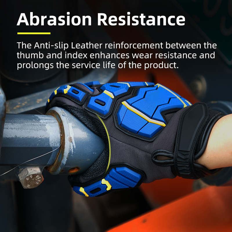 TPR Impact Resistant Work Glov - Work Glove Impact avaliação e preço