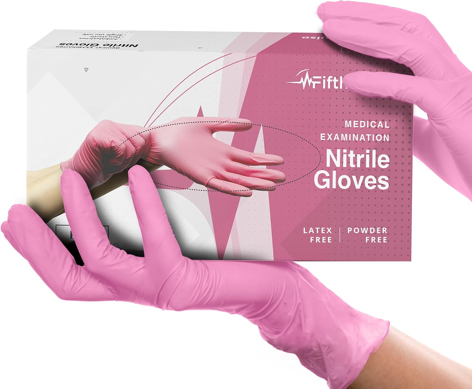 Fuchsia Hot Pink Nitrile Dispo - Exam Glove Nitrile avaliação e preço