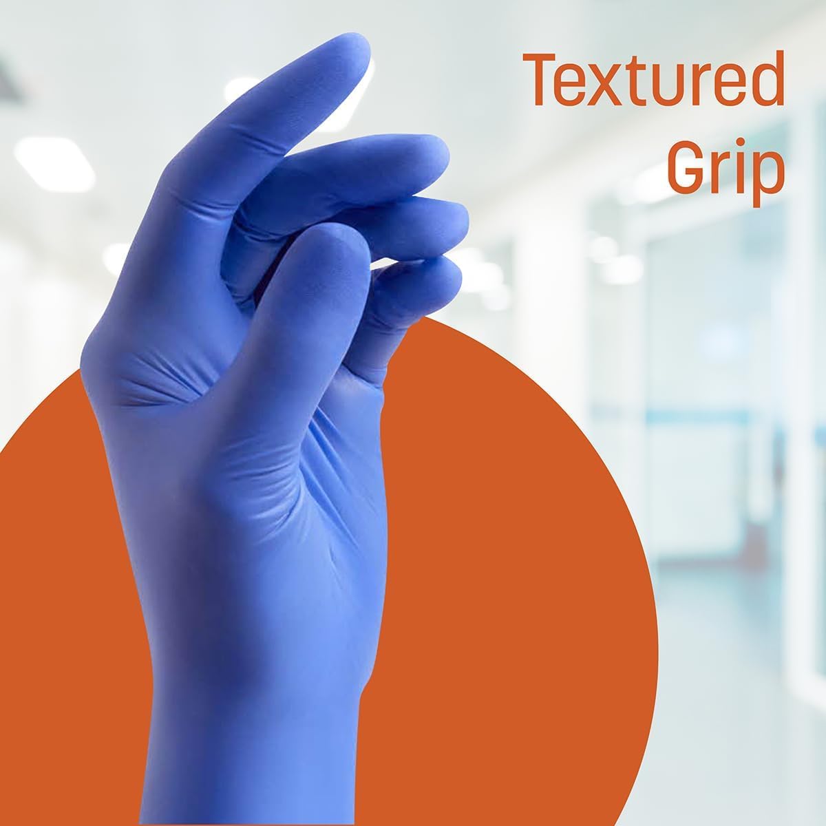 Nitrile Exam Gloves, Blue, Pow - Exam Glove Nitrile avaliação e preço