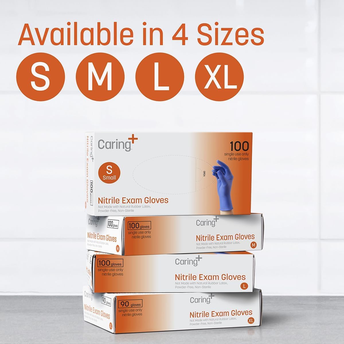 Nitrile Exam Gloves, Blue, Pow - Exam Glove Nitrile avaliação e preço