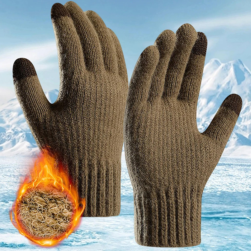 2025 Men's Winter Warm Touchsc - Wool Glove Lined avaliação e preço