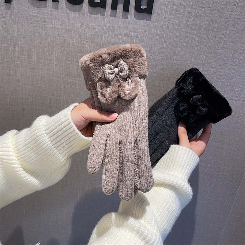 Gloves Women Wool Lined Touch  - Wool Glove Lined avaliação e preço