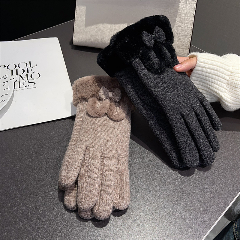 Gloves Women Wool Lined Touch  - Wool Glove Lined avaliação e preço