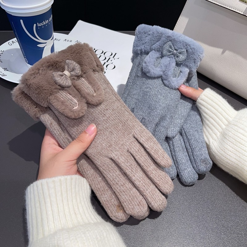 Gloves Women Wool Lined Touch  - Wool Glove Lined avaliação e preço