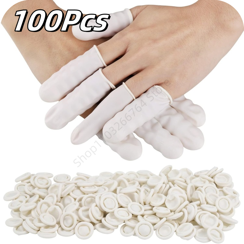 100Pcs Disposable Fingertips P - Latex Disposable Glove avaliação e preço