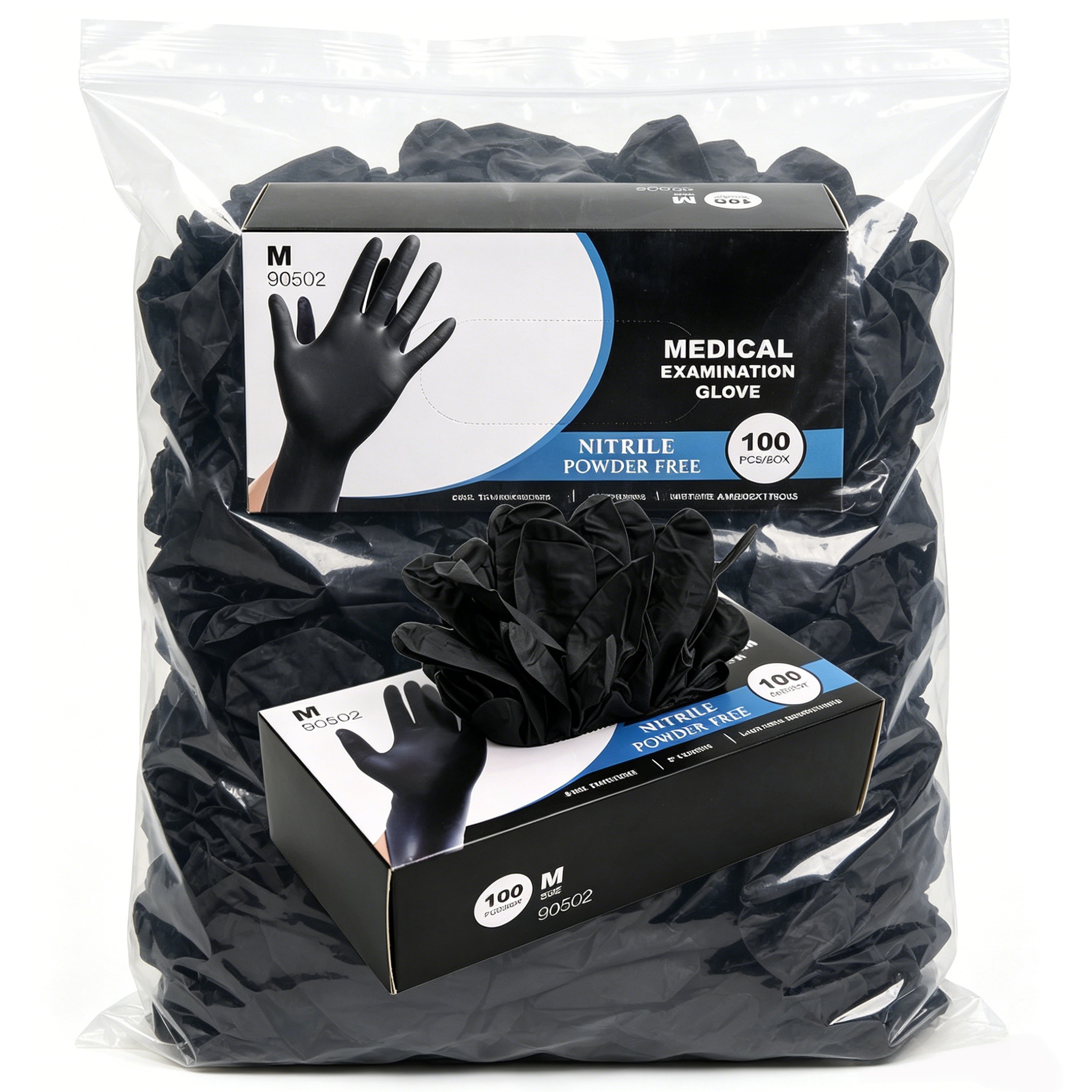 Black Nitrile Gloves Disposabl - Nitrile Mechanic Glove avaliação e preço