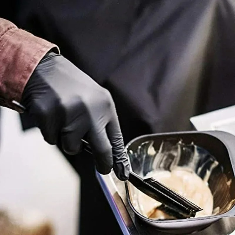 Black Nitrile Gloves Disposabl - Nitrile Mechanic Glove avaliação e preço